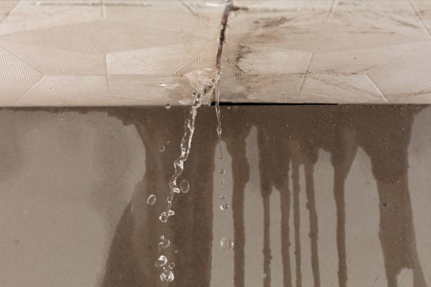 Professional Water Damage Restoration technician working in Crompond, NY